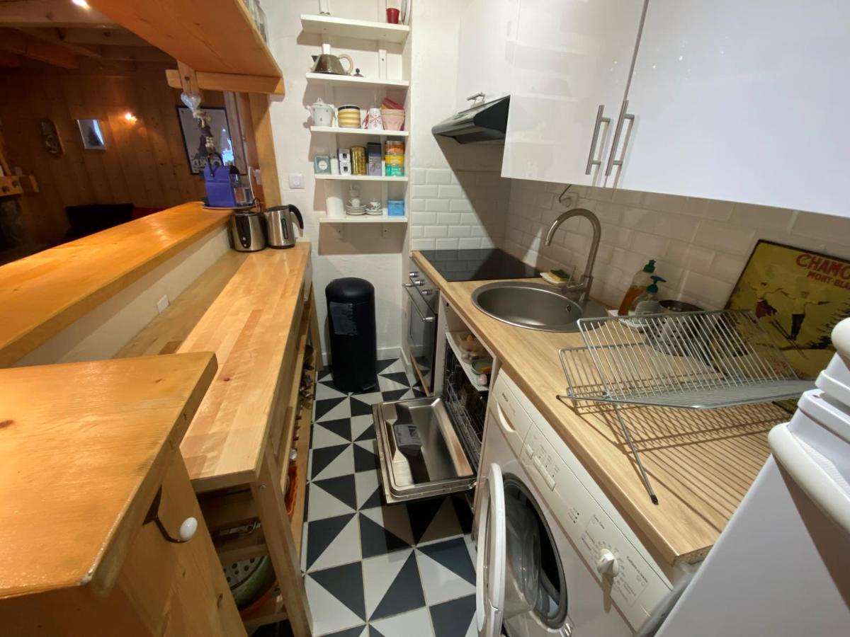 Appartement cosy au pied du MtBlanc Chamonix Buitenkant foto